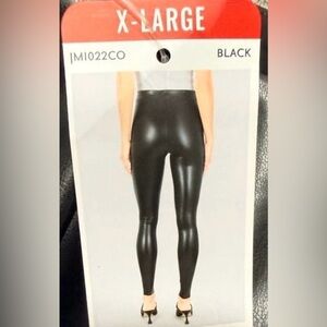 Joie Limited Edition Faux Leather Leggings Black XL NWT $198 Contemporary Fit